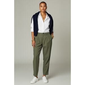 Women’s AG Adriano Goldschmied The Evan Khakis Green 25R Minimalist Preppy